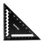 Speedvinkel 0-90º i aluminum 120x120 mm med sort-oxideret finish